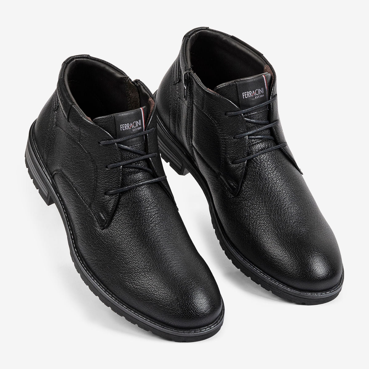 Bota Ferracini Masculina Preta Bagdá