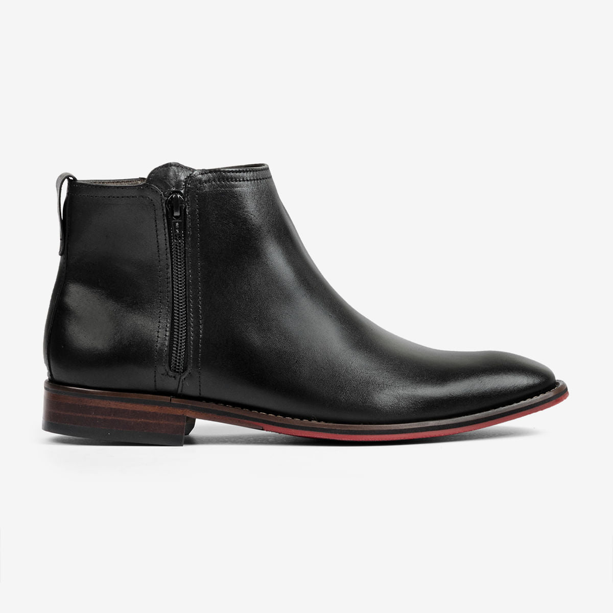 Bota Social Ferracini Masculina Preta Caravaggio