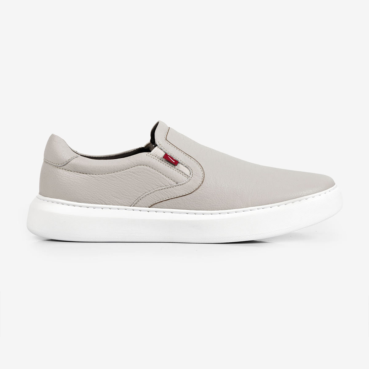Slip On Ferracini Masculino Cinza Claro Marvin